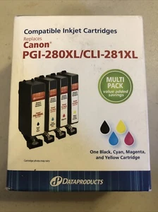 Dataproducts Black/Cyan/Magenta/Yellow XL Compatible Inkjet PGI-280XL/CLI-281XL - Bild 1 von 5