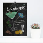 JUNIWORDS Poster "Cocktail Grasshopper" Bar Getränke Alkohol DIN A4 A3 A2 A1 