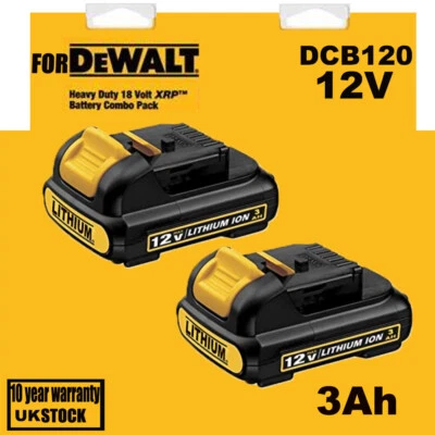 for Dewalt 10.8V Battery 3.0Ah XR Li-Ion DCB120 DCB121 DCB123 DCB125 DCB127 NEW