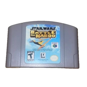 Star Wars Episode 1: Battle For Naboo (Nintendo 64, N64, 2000) Authentic - Picture 1 of 2