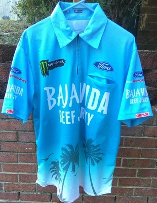 Camisa Riley Herbst #98 BAJA VIDA JERKY/SHR Race Day Pit Crew - Mediana Foto 1 de 4