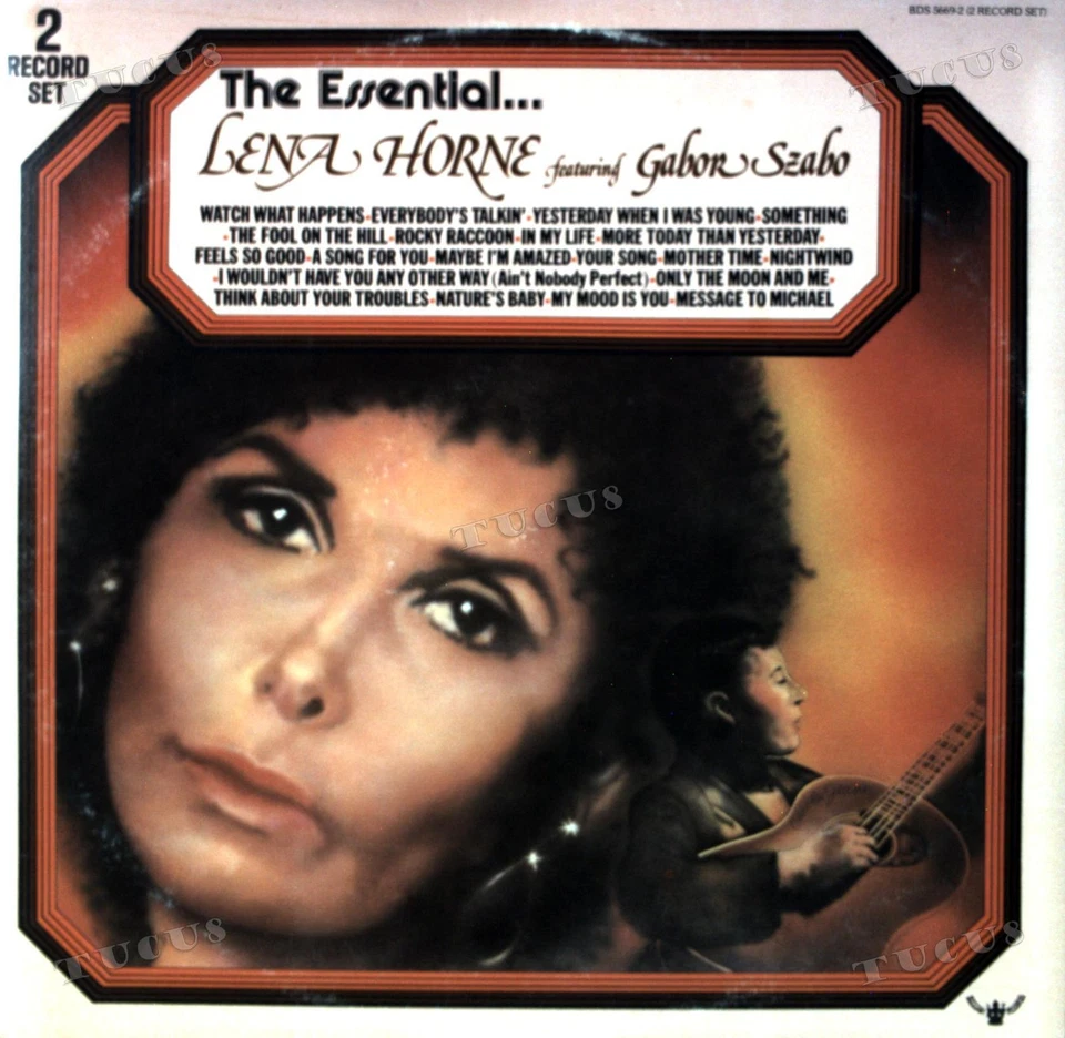 Lena Horne featuring Gabor Szabo - The Essential Lena Horne 2LP (VG/VG) .* - Imagem 1 de 1