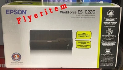 NEW SEALED in Box Epson WorkForce ES-C220 Color Document Scanner - Image 1 of 2
