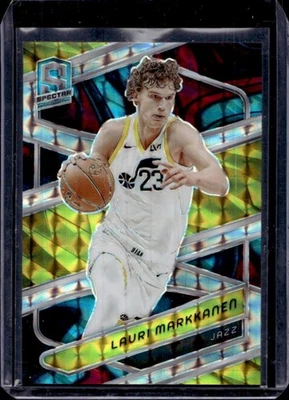 2023-24 Spectra Lauri Markkanen Interstellar #80/99 Jazz Foto 1 de 2