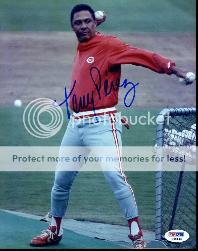 Tony Perez Psa/dna Signed 1/1 Original Image 8x10 Photo Autograph - Image 1 of 1