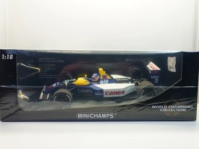 Minichamps 1/18 Williams FW14B Renault 1992 Nigel Mansell #5 World Champion - Image 1 of 4