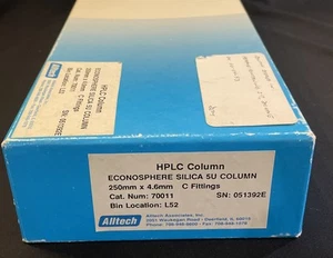 Alltech HPLC Columna Econoshpere Sílice SU 5μm 4,6 x 250 mm 70011 - Imagen 1 de 8