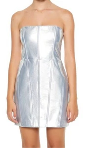 Damen Forever 21 Metallic Mini Röhrenkleid Größe M - Bild 1 von 18