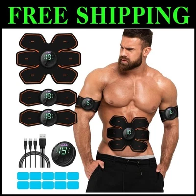 Estimulador ABS Máquina Ab USB Recargable - Hombre/Mujer Foto 1 de 4