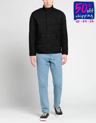 RRP€315 KRAKATAU Ripstop Quilted Jacket Size XL Black Padded Lightweight - Image 1 of 4