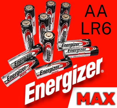 12 Stück Energizer MAX AA LR6 Mignon, MHD 12.2033, Alkaline Batterie Zelle  - Bild 1 von 3