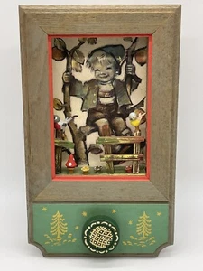 Vtg Germany Anri Music Shadow Box Emil Fink Verlag “Try To Remember” Hummel Boy - Picture 1 of 12