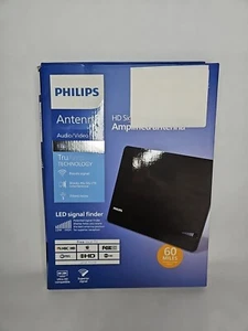 Philips Elite Indoor Amplified Signal Finder TV Antenna with 10 ft. Coax **OB - Picture 1 of 4
