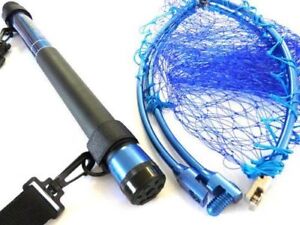 PRO TRUST RUN GUN ARM Blue 300 270cm Telescopic Fishing Carrying Landing Net 