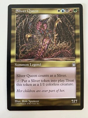 MTG Sliver Queen (STR) Stronghold - 1998 MP/LP Reserved List -TCGshowcase- - Image 1 of 4