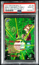 PSA 10 GEM MINT Broly, The Surge Of Brutality Collector's Selection Vol 1 P-181