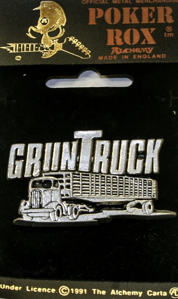 Poker Rox GRUNTRUCK Pin Clasp RARE!!  PC251 - Image 1 of 1
