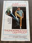 Thunderbolt and Lightfoot original one sheet movie poster 1974 Clint Eastwood