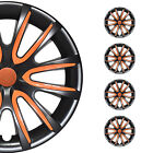 16" Wheel Covers Hubcaps for Jeep Grand Cherokee Black Orange Gloss