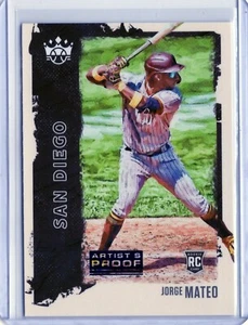 JORGE MATEO Padres 2021 MLB DIAMOND KINGS ROOKIE ARTIST PROOF #61 - Foto 1 di 2