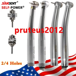 NSK Style Dental Fiber Optic LED E-generator/ High Speed Handpiece 2/4Hole CE FD - Picture 1 of 51