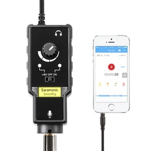 Saramonic Smartrig II XLR Microphone, 6.3mm Guitar Adapter for iPhone Smartphone - Picture 1 of 34