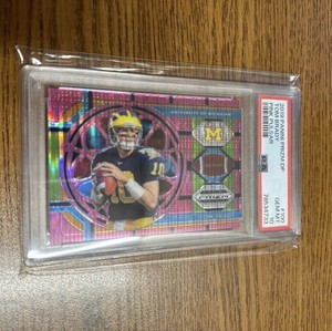 Tom Brady 2019 Prizm Draft Picks Pink Pulsar Stained Glass #100 PSA 10 Gem Mint