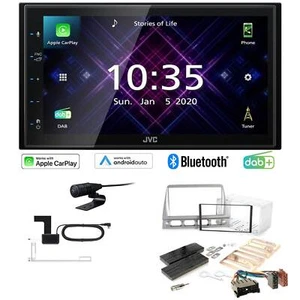 JVC Autoradio Apple CarPlay Android Auto DAB+ für KIA Picanto 2004-2007 silber - Bild 1 von 8