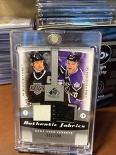 WAYNE GRETZKY LUC ROBITAILLE DUAL GAME USED PATCHES /100 RARE