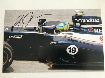 Bruno Senna signed Williams F1 A4 photo - Image 1 of 2