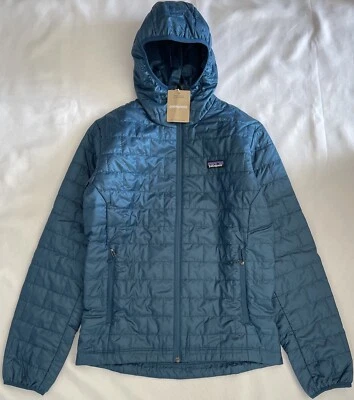 PATAGONIA Men's Nano Puff Hoody Jacket Size S LAGOM BLUE NWT - Image 1 of 4