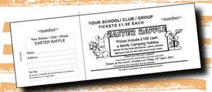 20000 Raffle Tickets - Draw Tickets - Charity / School / Club / Church in 5s - Picture 1 of 4