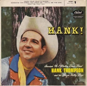 Hank! (Part 1) 7" : Hank Thompson And His Brazos Valley Boys - Picture 1 of 1