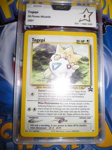 POKEMON PCA 8 (◕‿◕✿) POKEMON PROMO BLACK STAR TOGEPI N°30 ENGLISH WIZARDS NO PSA - Picture 1 of 3