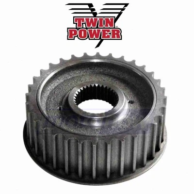 Twin Power Drive Pulley for 1986-1990 Harley Davidson FXST Softail Standard wd Foto 1 de 4
