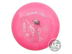 Disco de golf Westside Discs VIP Boatman 169 g rosa plata lámina controlador de distancia USADO - Imagen 1 de 2