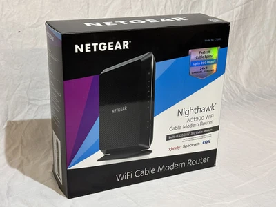 NETGEAR Nighthawk AC1900 4 Wireless-Wi-Fi 802.11ac Router - C7000-100NAS - Image 1 of 3