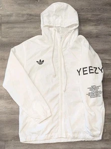 Adidas x Kanye West Yeezus Tour 2015 Zip Up Windbreaker L Double Sided Preowned - Picture 1 of 10