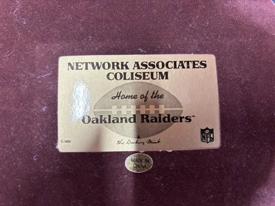 Danbury Mint Network Associates Coliseum Stadium NFL Ex Casa Oakland Raiders Foto 1 de 4