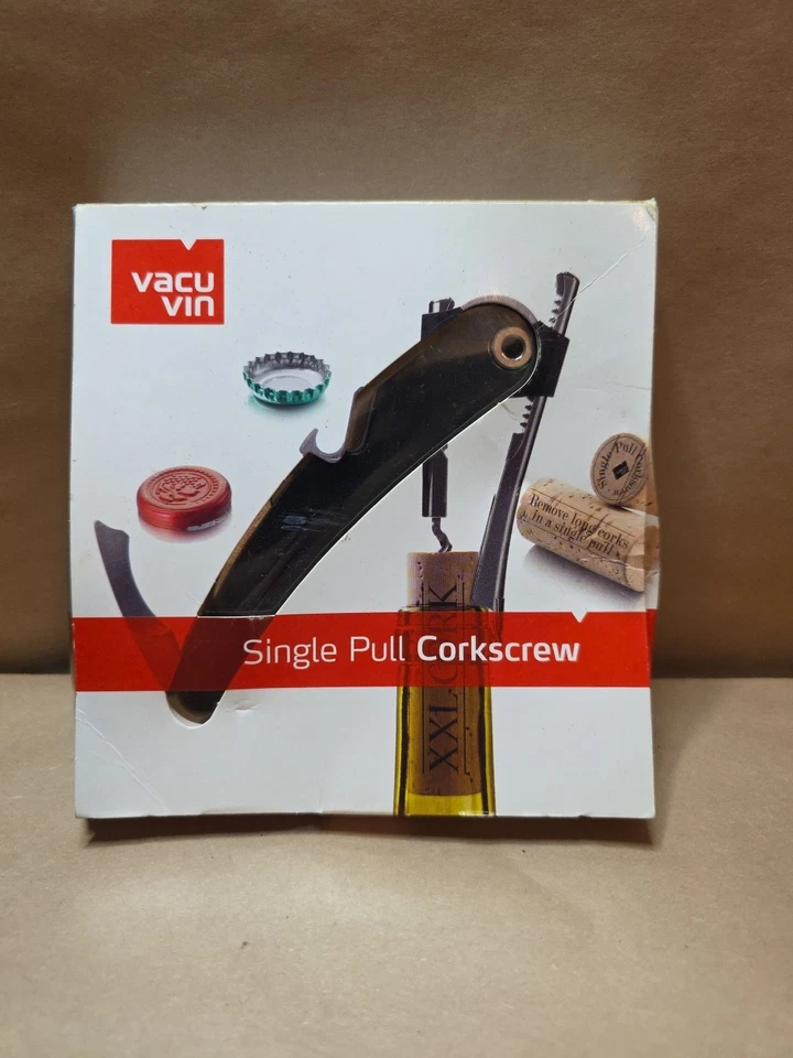 NUEVO sacacorchos de un solo tirón Vacu Vin Foto 1 de 3