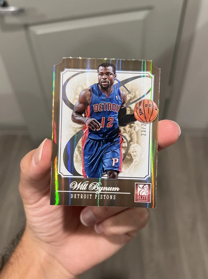 2012-13 Elite Status Gold Die-Cut /24 SSP Will Bynum #157 Detroit Pistons - Image 1 of 4