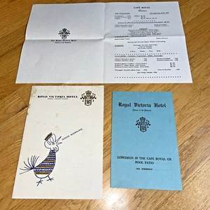 3 - 1969 THE ROYAL VICTORIA HOTEL, Bahamas Menus - Picture 1 of 14