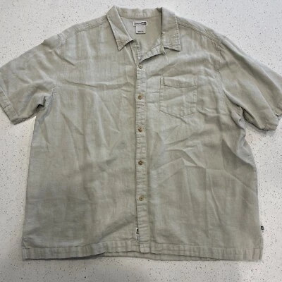 REI Mens 2XL Hiking Camp Trail Shirt Hemp Short Sleeve Button XXL - Image 1 of 4