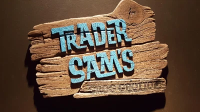signo trader sams réplica placa disney polinesio Foto 1 de 4