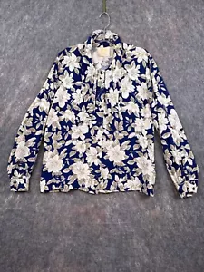 Vtg Pendleton Country Sophisticates Womens Blouse Sz 14 Button Pussy Bow Classic - Picture 1 of 17