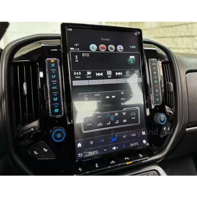 14.4" Android 13 Smart Radio Tesla Style Car GPS Stereo for GMC Sierra 2014-2020 Foto 1 de 4