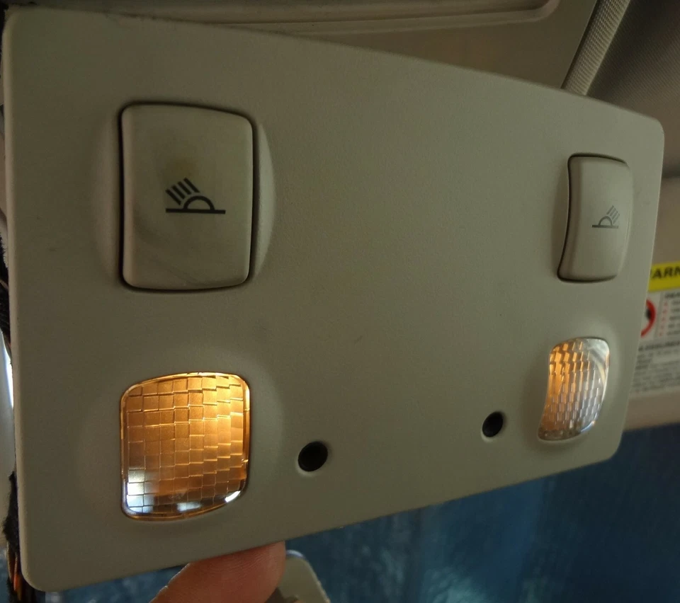 99 00 01 02 03 2004 Audi A6 1998 luz domo panel superior OEM Sidler Foto 1 de 4