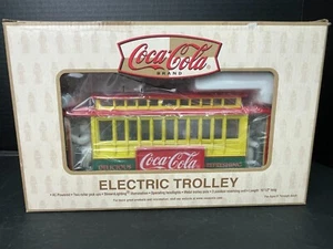 K-Line Coca-Cola Electric Trolley 10.5" AC Powered Two Roller StreamLighting - Picture 1 of 7