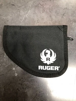 Factory Ruger Subcompact Semi-automatic LCP .380 Zippered Black Soft Pistol Case - Image 1 of 2