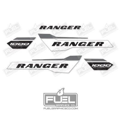 Polaris Ranger 1000 Premium Utility Vehicle Replacement Vinyl Decal Set UTV - Image 1 of 2